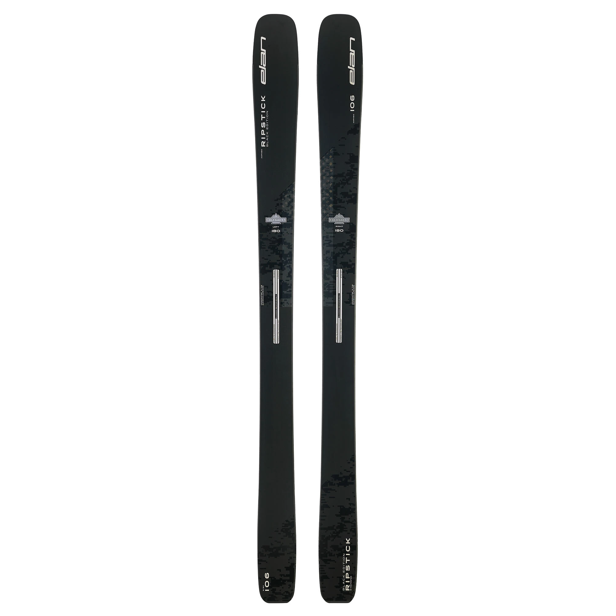 Elan Mens Ripstick 106 Black Edition Skis 23 3 Elan Mens Ripstick 106 Black Edition Skis 23