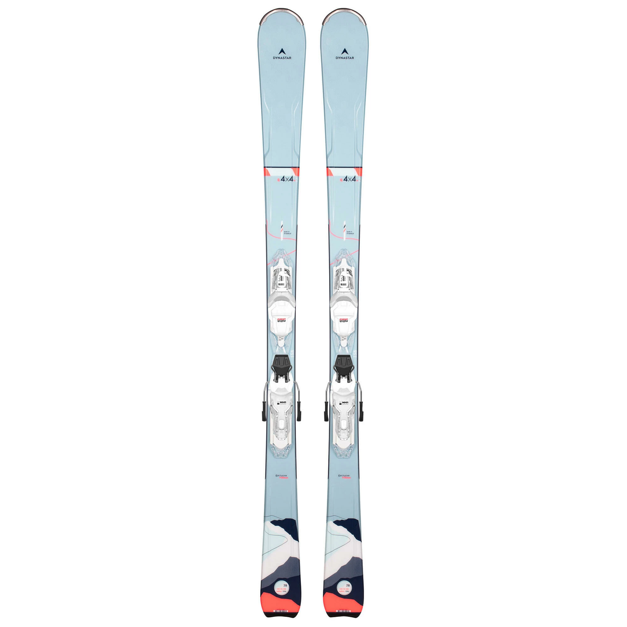 Dynastar Womens E E4X4 2 Skis With Xpress 10 GripWalk® Bindings 23 3 Dynastar Womens E E4X4 2 Skis With Xpress 10 GripWalk® Bindings 23