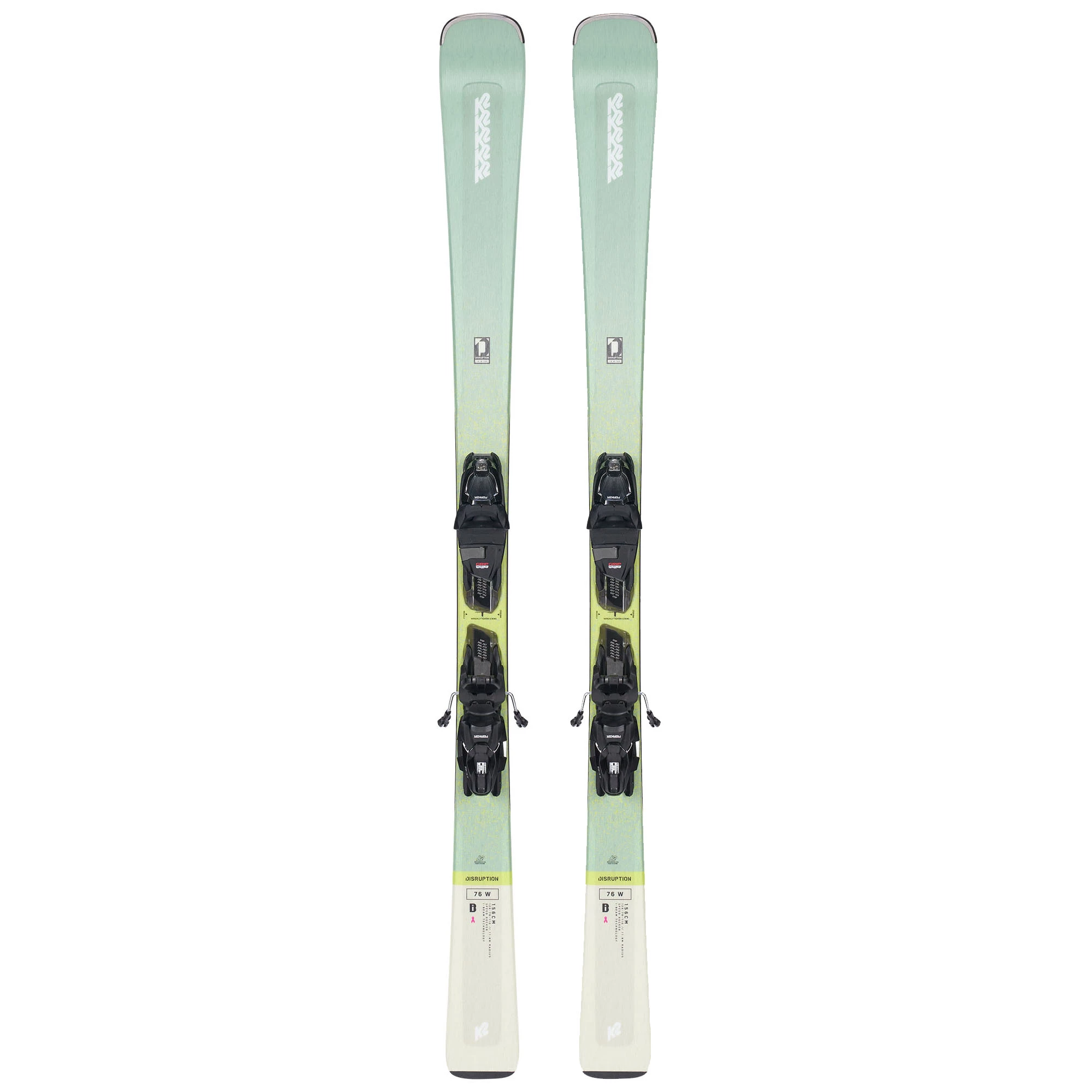 K2 Skis Womens Disruption 76 W Skis With Quikclik Free Bindings 23 3 K2 Skis Womens Disruption 76 W Skis With Quikclik Free Bindings 23