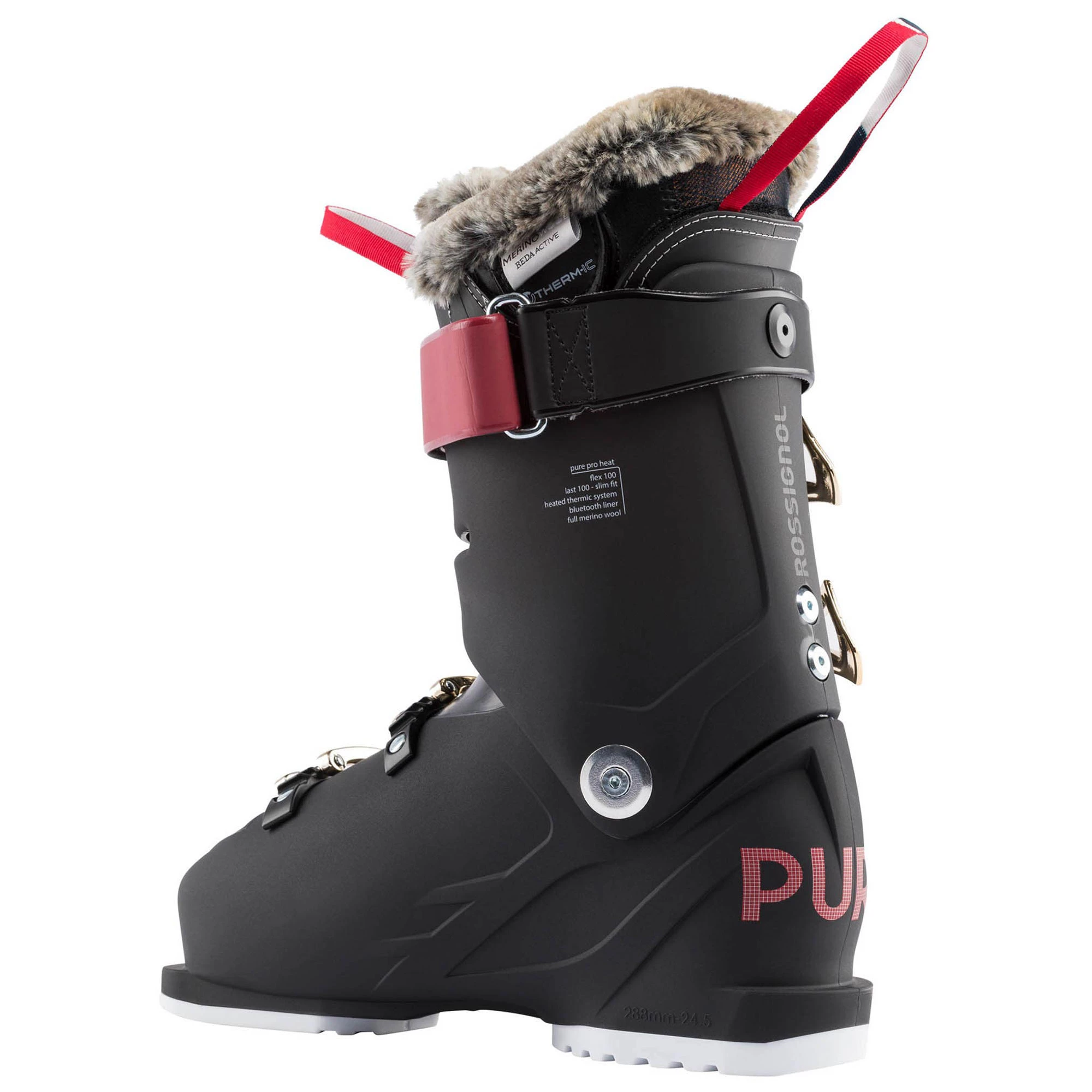 Rossignol Womens Pure Pro Heat Ski Boots 22 4 Rossignol Womens Pure Pro Heat Ski Boots 22 - Image 2