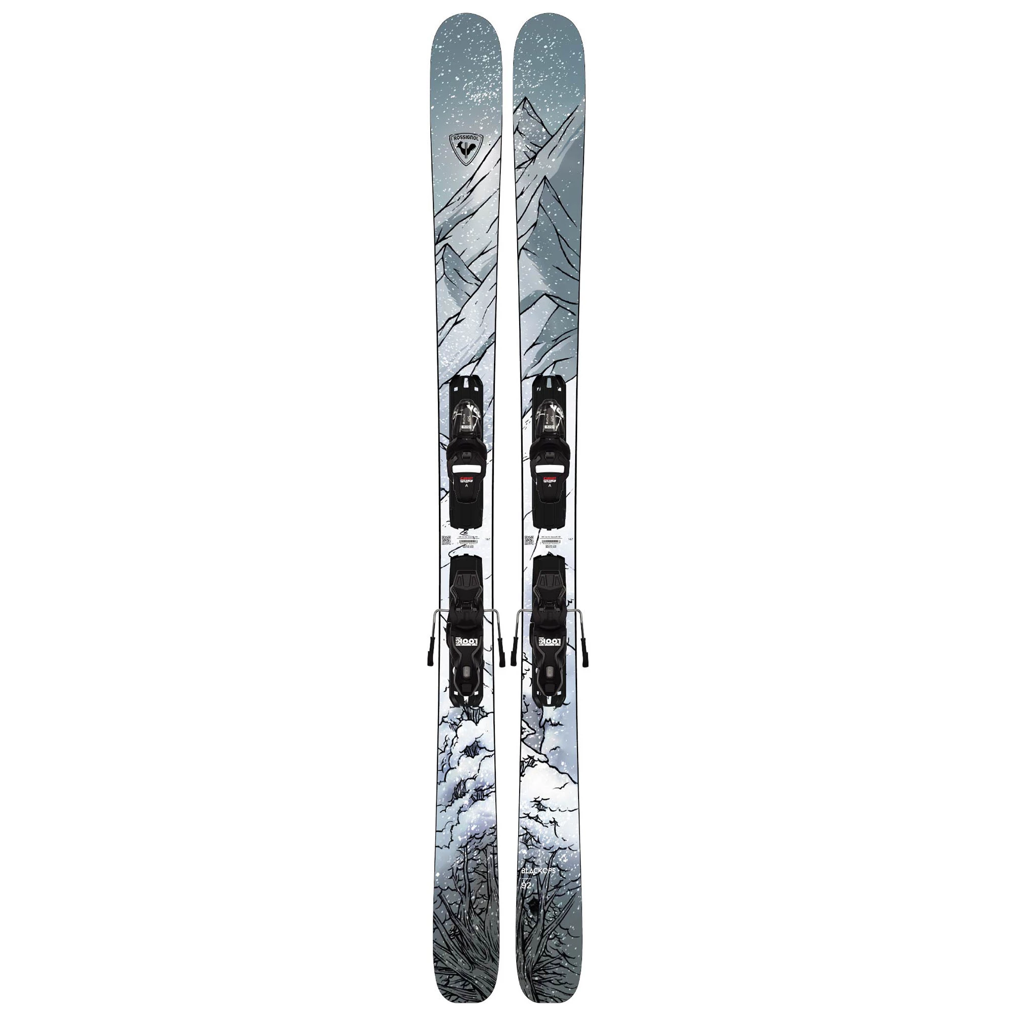 Rossignol Mens Blackops 92 Day Skis With Xpress 11 GripWalk® Bindings 23 3 Rossignol Mens Blackops 92 Day Skis With Xpress 11 GripWalk® Bindings 23