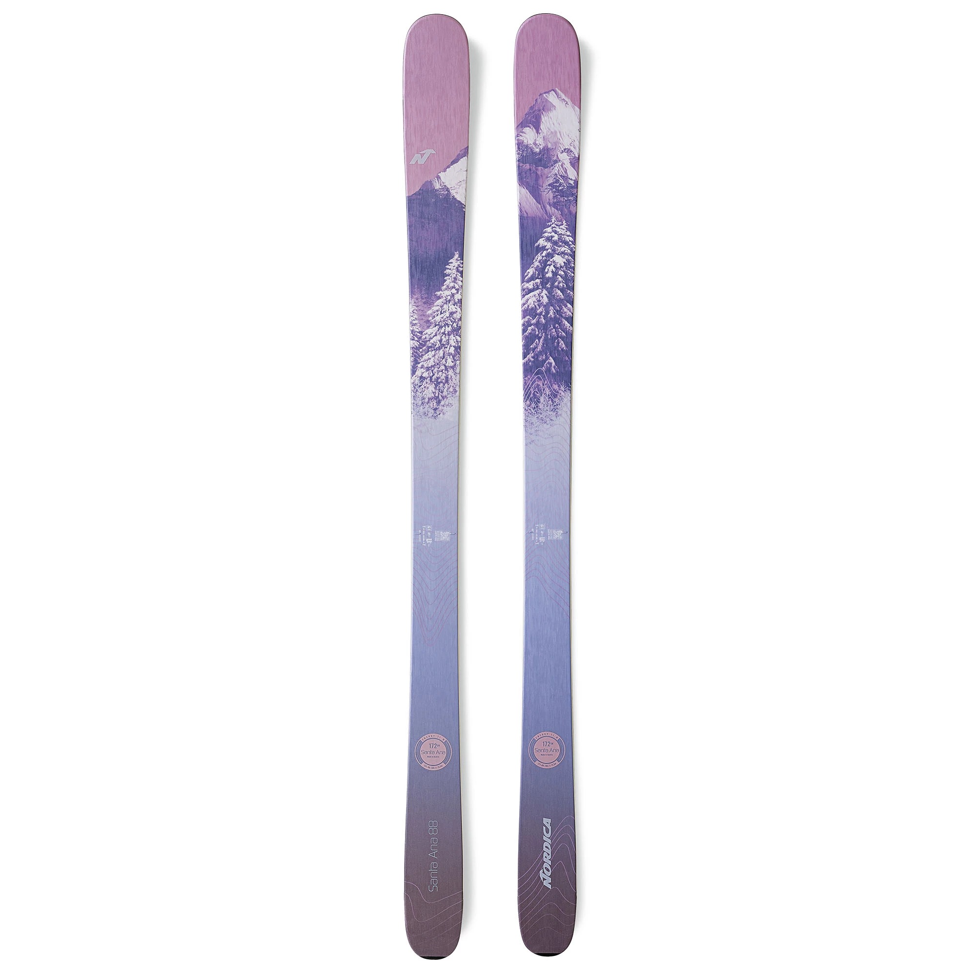 Nordica Womens Santa Ana 88 Skis 23 3 Nordica Womens Santa Ana 88 Skis 23