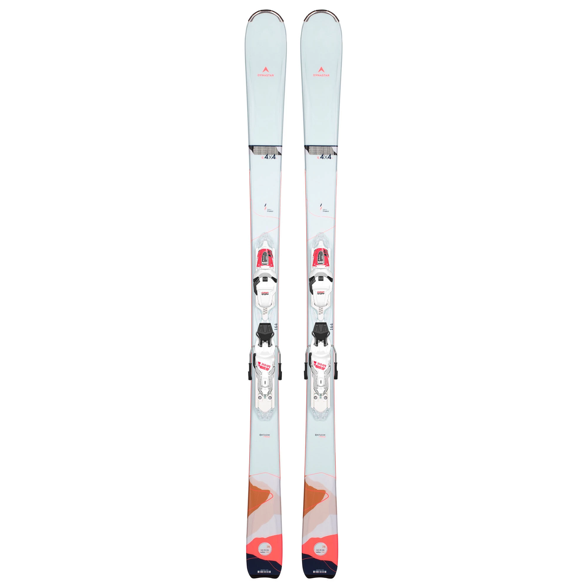 Dynastar Womens E 4x4 3 Skis With Xpress 11 GripWalk® Bindings 23 3 Dynastar Womens E 4x4 3 Skis With Xpress 11 GripWalk® Bindings 23