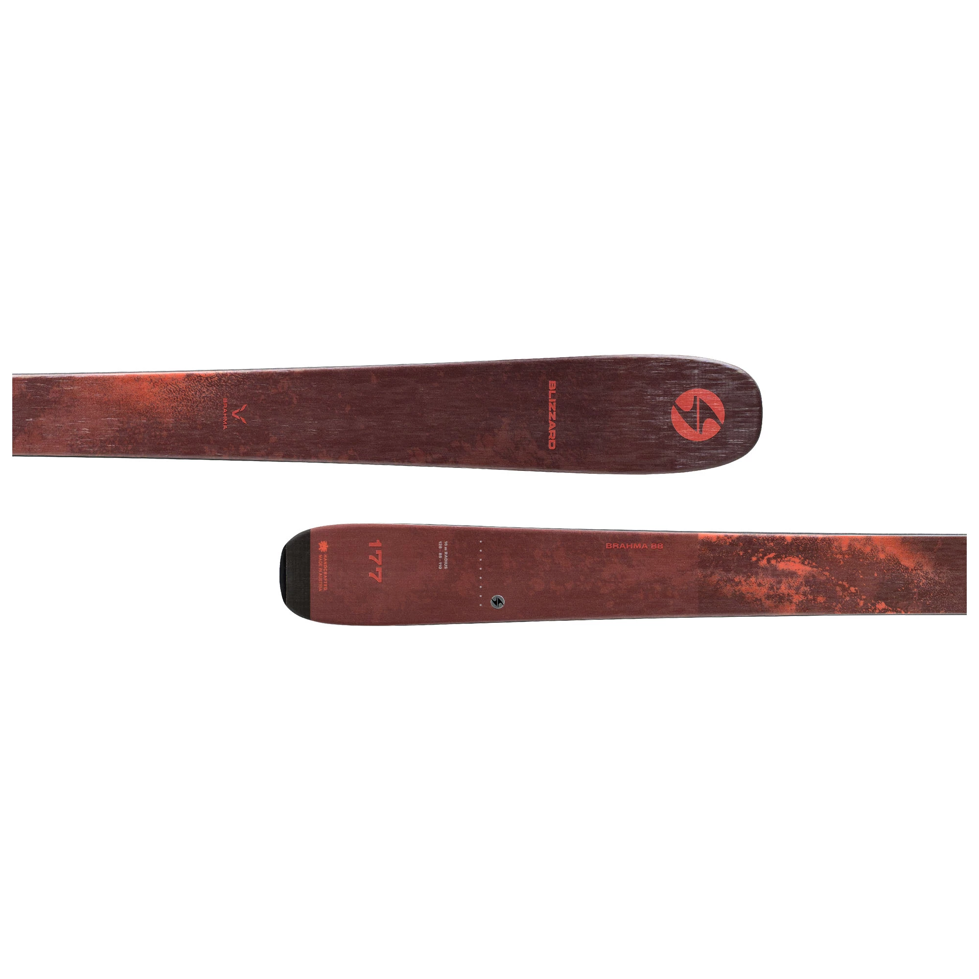 Blizzard Mens Brahma 88 Skis 23 5 Blizzard Mens Brahma 88 Skis 23 - Image 3