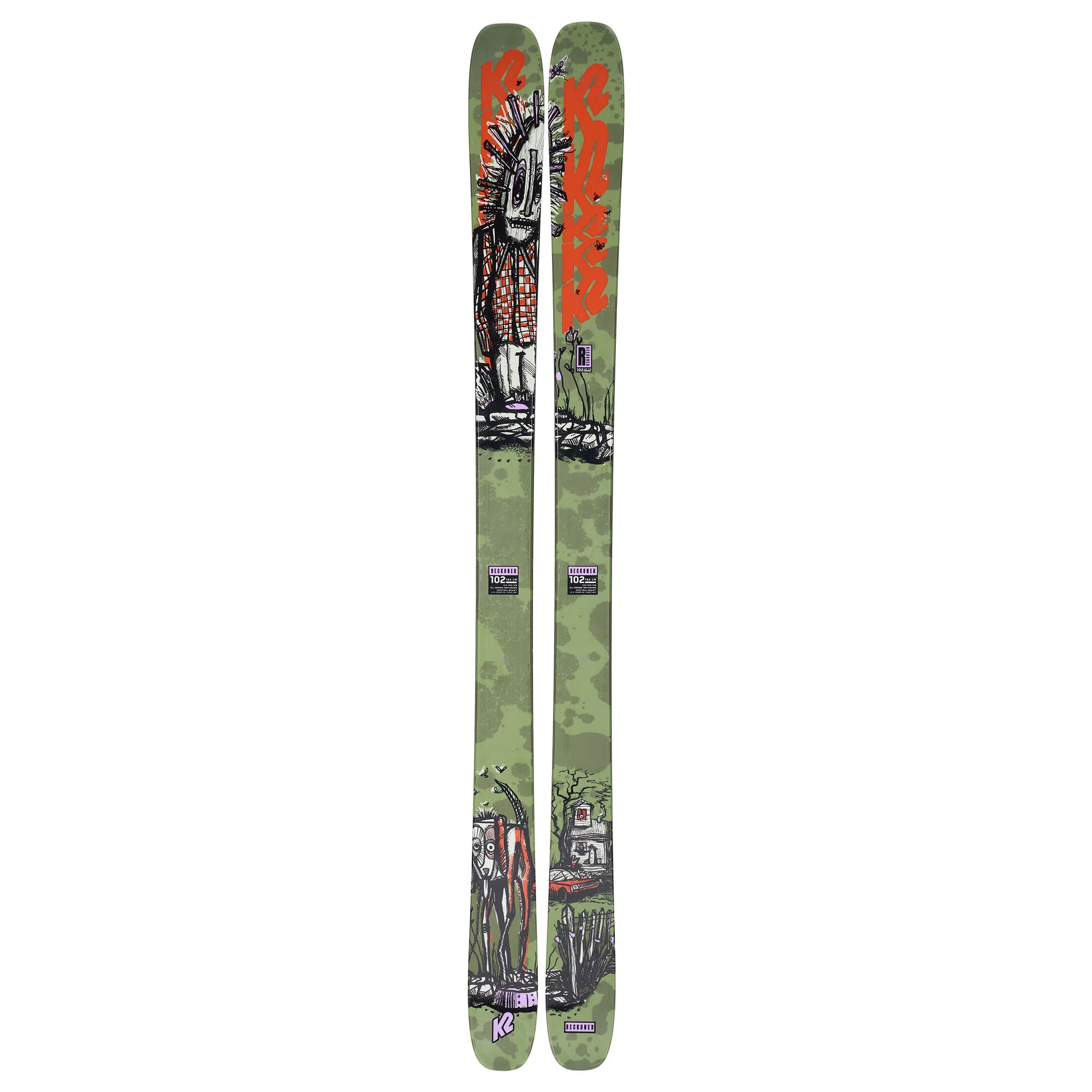 K2 Skis Mens Reckoner 102 Skis 23 3 K2 Skis Mens Reckoner 102 Skis 23