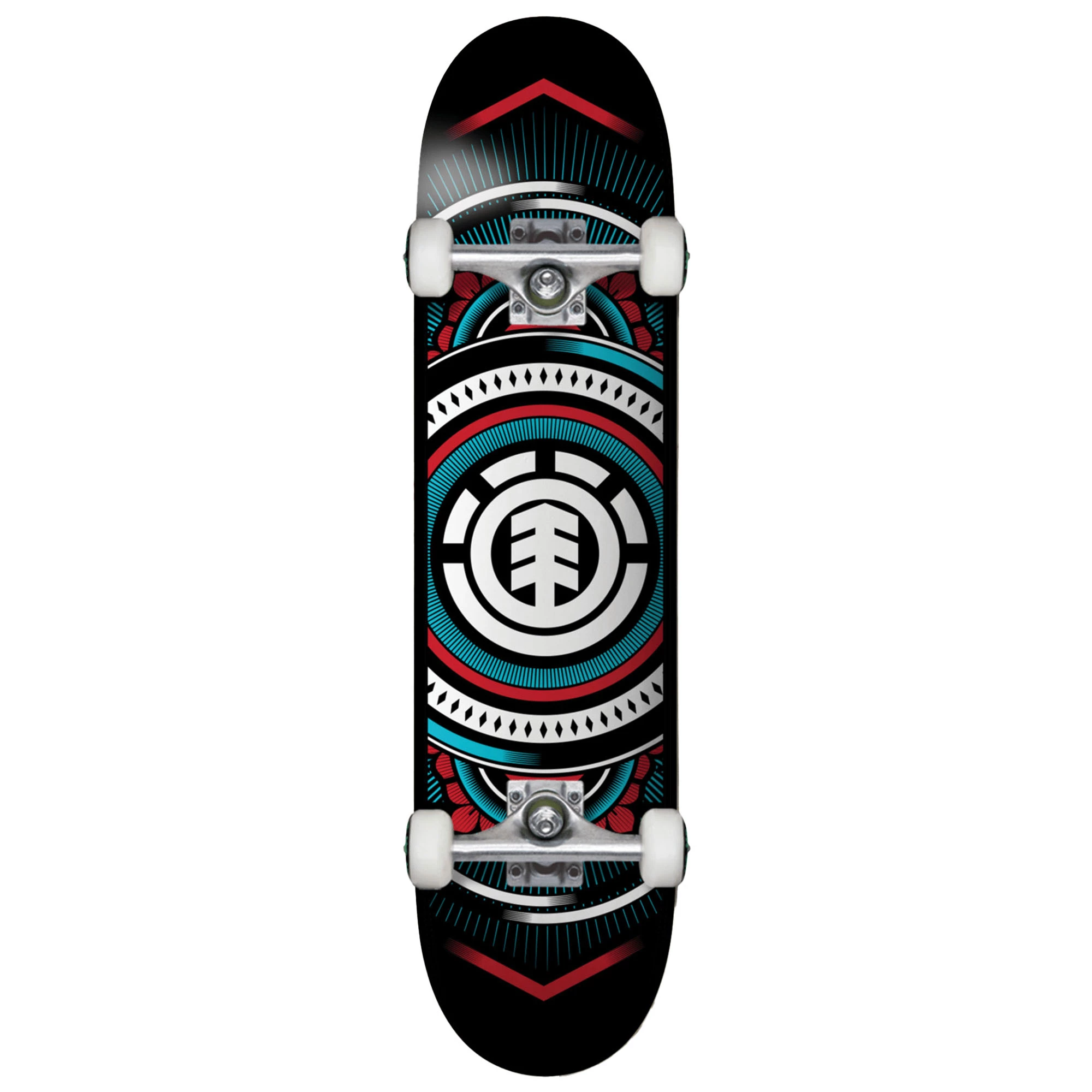 Element Hatched Red Blue Skateboard 3 Element Hatched Red Blue Skateboard