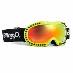 Bling2o Kids Icicle In Lime Ski Goggles